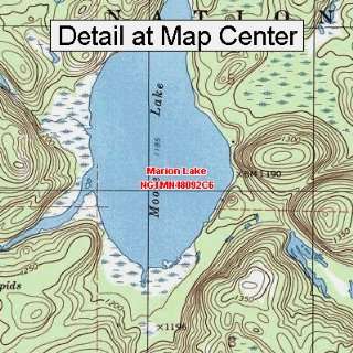  USGS Topographic Quadrangle Map   Marion Lake, Minnesota 