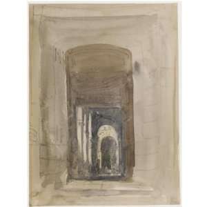     Study For The Door Of The Church Of Saint Roc