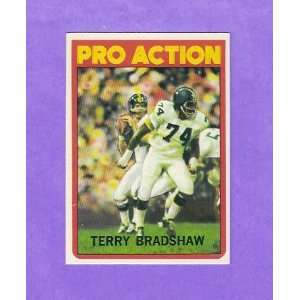  Terry Bradshaw 1972 Topps Football In Action (Pittsburgh 