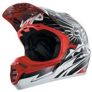  Fox Racing V3 Encore II Helmet   X Large/Black/Pink 