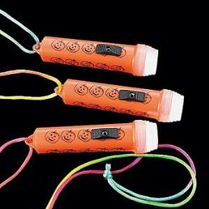  Mini Halloween Flashlights On A Rope   Glow Products & Light Up 