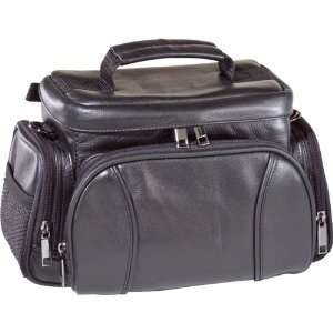   HI PRO 2061 Leather Digital Camera/Video Gadget Bag: Electronics