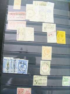 World Stamps 1,100+ Revenues And Labels Hoard  