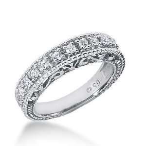  Diamond Wedding Ring 10 Round Stones 0.035 ct Total 0.035 