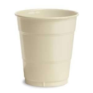  Ivory Plastic Beverage Cups   12 oz Health & Personal 