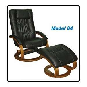 MacMotion Model #84 Leather Recliner and Ottoman:  Home 