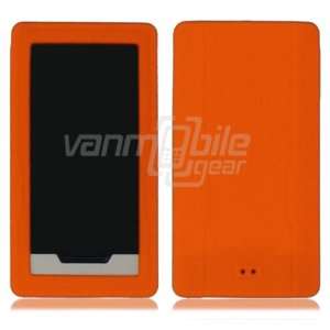 VMG Orange Premium Soft Silicone Skin Case Cover for Microsoft Zune HD 