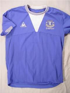 EVERTON FC Short Sleeve Soccer Jersey (Youth Medium) Blue  