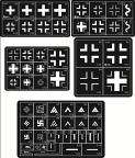   Model Works 172 WWII German Aircraft Markings Stencils, AW002  