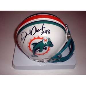 Jared Odrick Autographed/Hand Signed Miami Dolphins Mini Helmet 