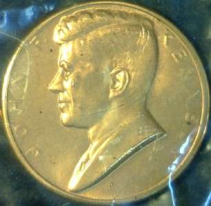 John F Kennedy JFK US MINT INAUGURATED Commemorative Bronze Medal 