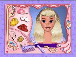 Barbie Hair Salon Games on Barbie Magic Hair Styler Online Screenshots