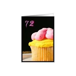  Happy 72nd Birthday Muffin Card Toys & Games