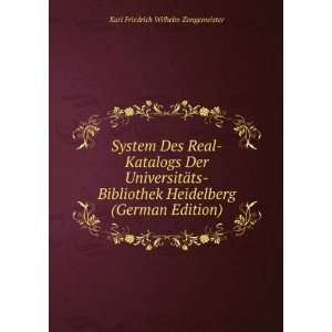    Katalogs Der UniversitÃ¤ts Bibliothek Heidelberg (German Edition
