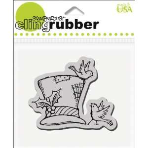   Cling Rubber Stamp, Cling Tweet Top Hat: Arts, Crafts & Sewing