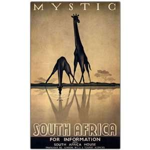   South Africa by Gayle Ullman Framed 14x24 Canvas Art Electronics