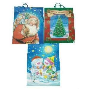  New   Super Jumbo Christmas Gift Bag 20 x 29 x 7 Case 