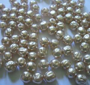 144pc VTG Miriam Haskell glass baroque pearls 10mm  