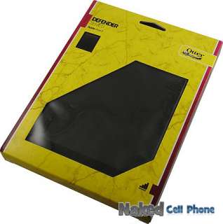 NEW OTTERBOX BLACK DEFENDER RUBBER SKIN RUGGED HARD CASE STAND FOR 