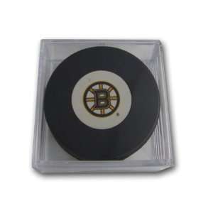 Logo Puck by In Glass   Boston Bruins