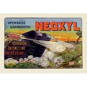 Neoxyl Tank   12x18 Framed Print in Black Frame (17x23 finished 