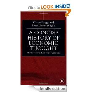   Concise History of Economic Thought From Merchantilism to Monetarism