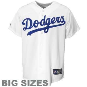  Los Angeles Dodgers Big & Tall Replica White Jersey 