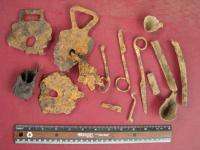 Metal Detector Finds   LOT OF IRON ARTIFACTS 6650  