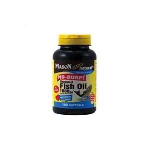 Mason Vitamins Mason Natural Fish Oil 1000 mg omega 3 no burp softgels 