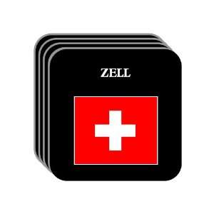  Switzerland   ZELL Set of 4 Mini Mousepad Coasters 