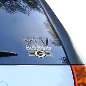  Super Bowl XLV Green Bay Packers Champions Decal: Sports 