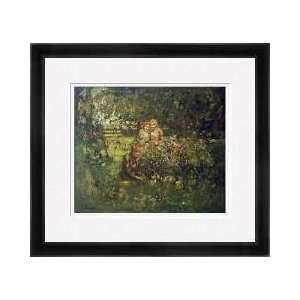  The Pet Rabbits Framed Giclee Print