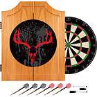 hunting wood dart cabinet skull includes dart boa buy it