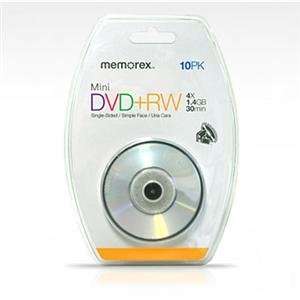  Memorex, Mini DVD+RW 10 pack (Catalog Category Blank 