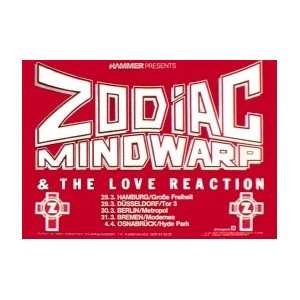 ZODIAC MINDWARP German Tour Music Poster