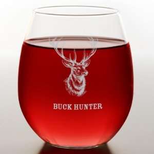  Buck Stemless Red Wine Glass