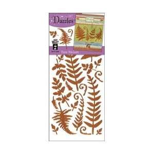  Hot Off The Press Dazzles Stickers Ferns Copper; 5 Items 