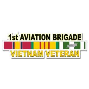  US Army 1st Aviation Brigade Vietnam Veteran Window Strip 
