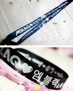New MBLAQ Fans Cellphone Phone Neck Strap Black #008  