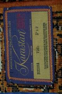 Vintage Karastan Golden Bokhara Rug 5 9 x 9 100% Wool Pattern 716 