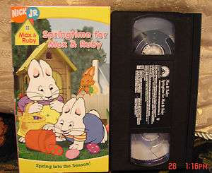 Springtime For Max & Ruby Vhs Video MINT COND FREE 1st CLASS SHIP 