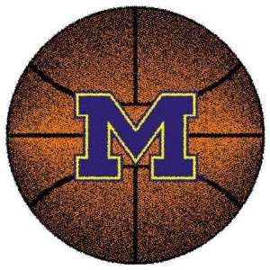 Michigan Wolverines Basketball Rug:  Sports & Outdoors