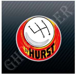  Hurst Shifter Shift Knob Vintage Logo Emblem Sticker Decal 