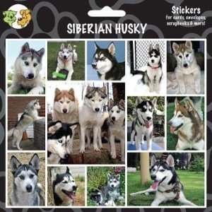  Arf Art Dog Sticker Pack Siberian Husky