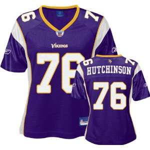  Steve Hutchinson Purple Reebok Replica Minnesota Vikings 