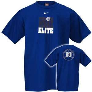  Nike Duke Blue Devils Royal Blue Elite T shirt: Sports 