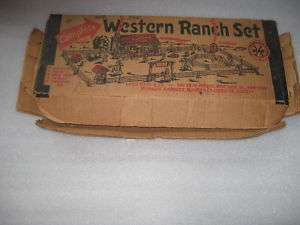 1950s Marx Western Ranch Set  