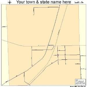 Street & Road Map of Metamora, Michigan MI   Printed 