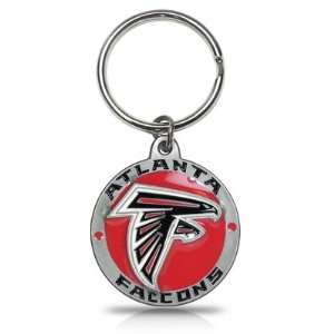   Atlanta Falcons Logo Metal Key Chain, Official Licensed: Automotive