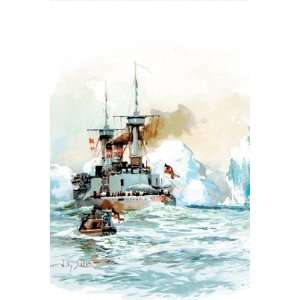  U.S. Navy Icy Sea   Poster by Willy Stower (12x18)